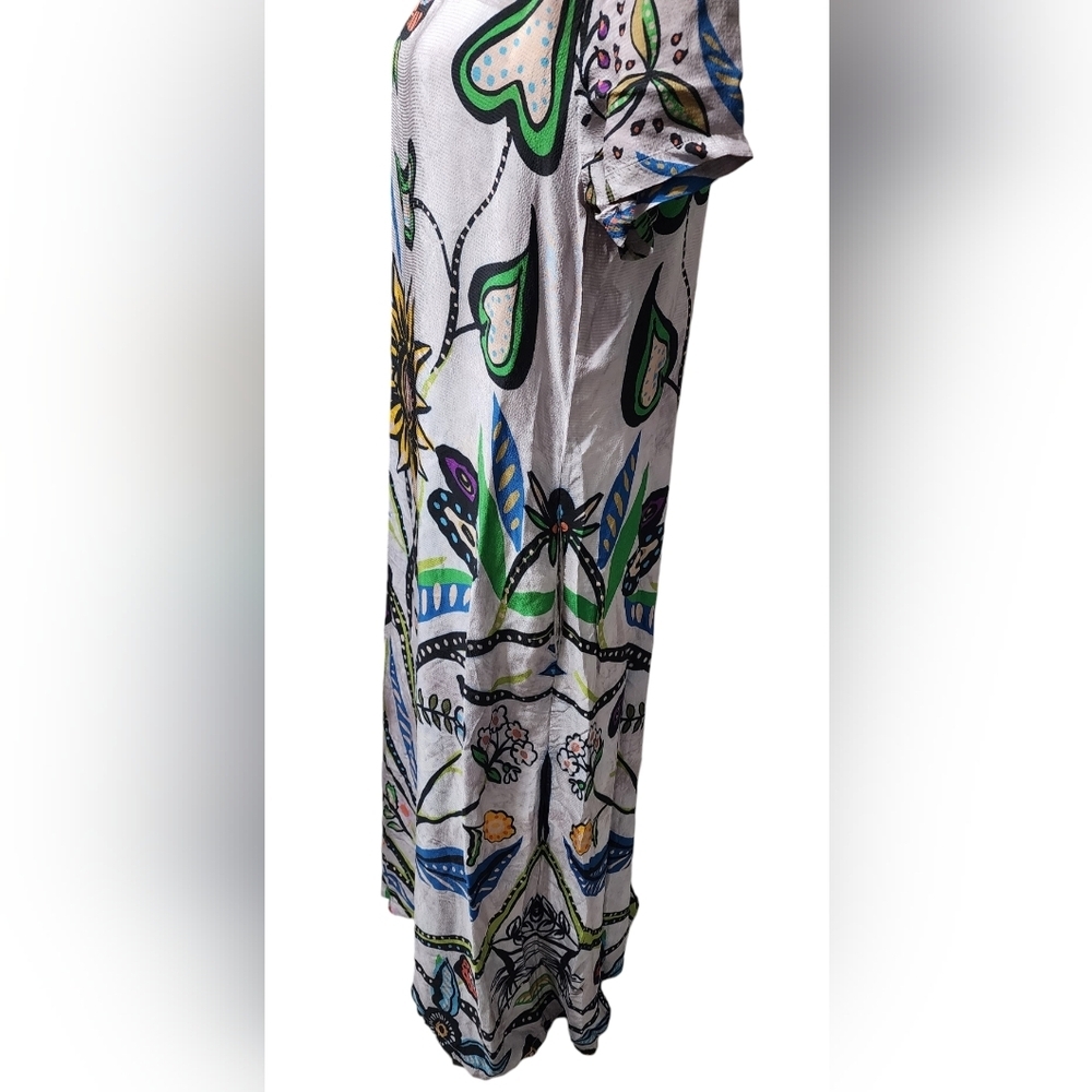 La DoubleJ Tree Of Life Swing Dress Pebbled Sable Runway Vouge Women’s Size XL - Picture 5 of 15